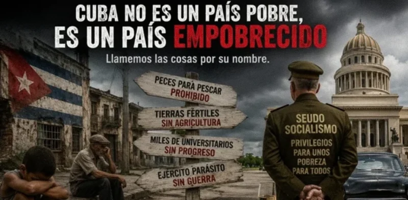 La realidad socioeconómica de Cuba y el fracaso de su modelo político